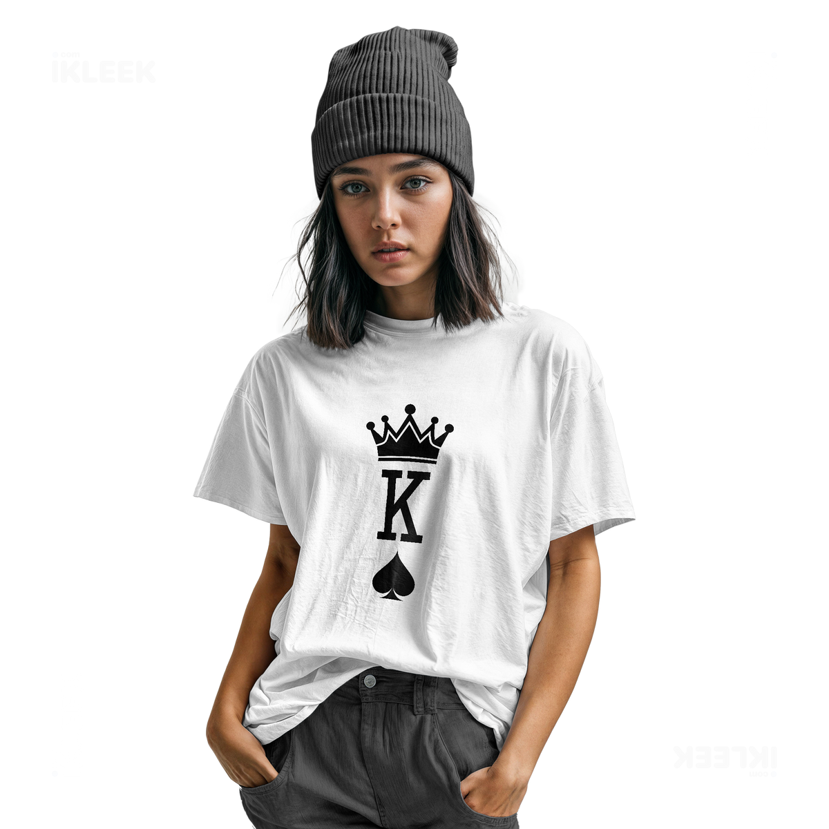 KingOfSpades Youth T Shirt 04 White