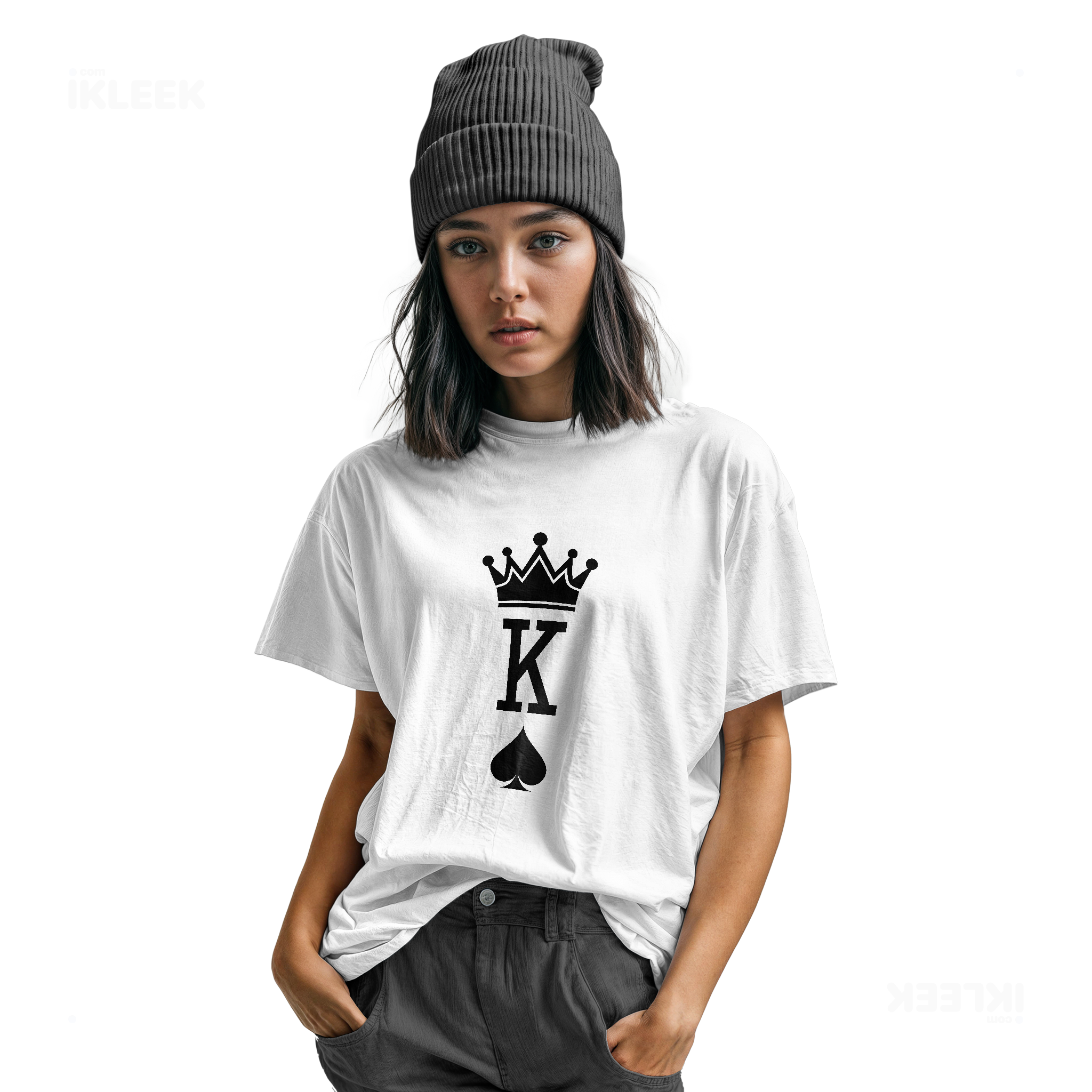 KingOfSpades Youth T Shirt 04 White