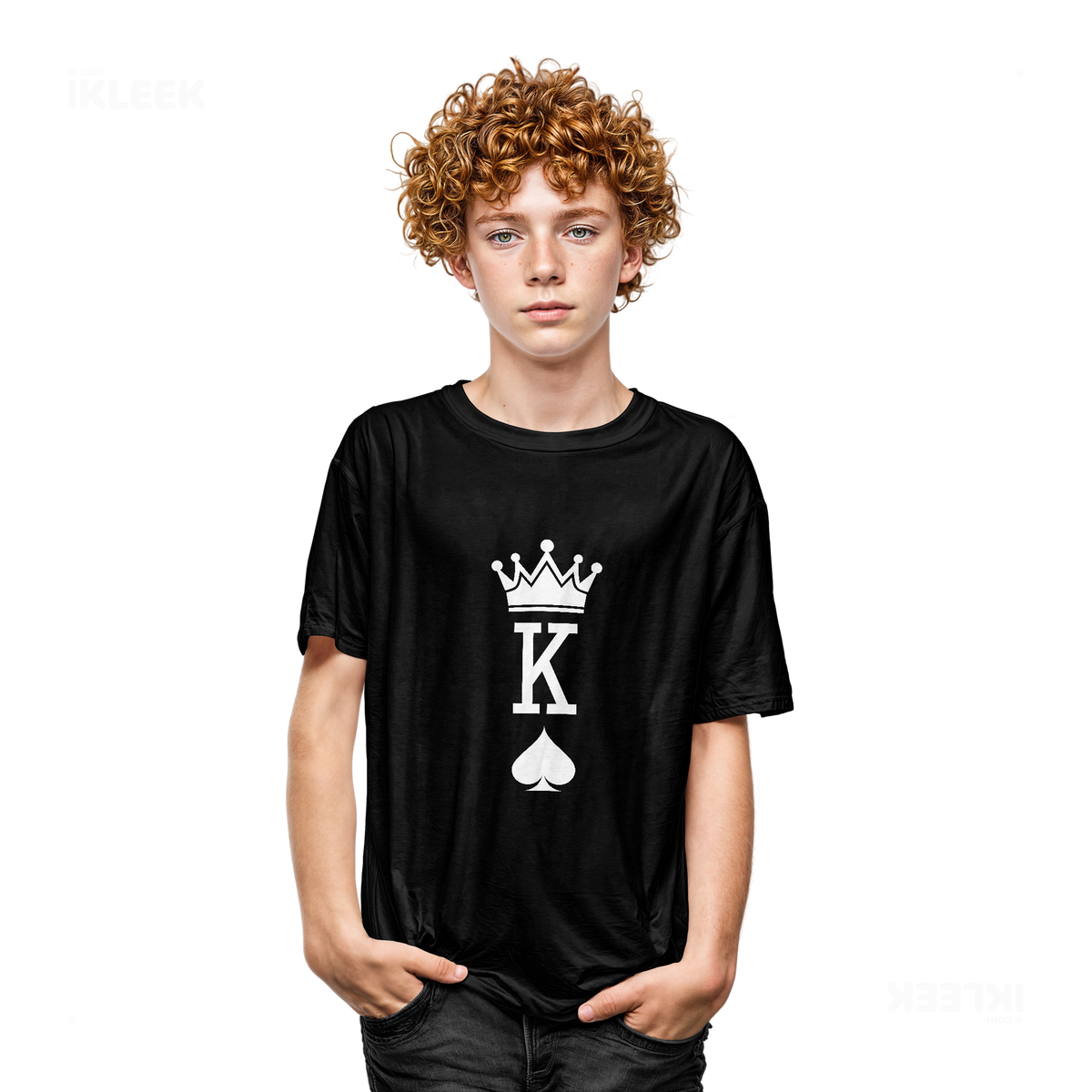 KingOfSpades Youth T Shirt 05 Black