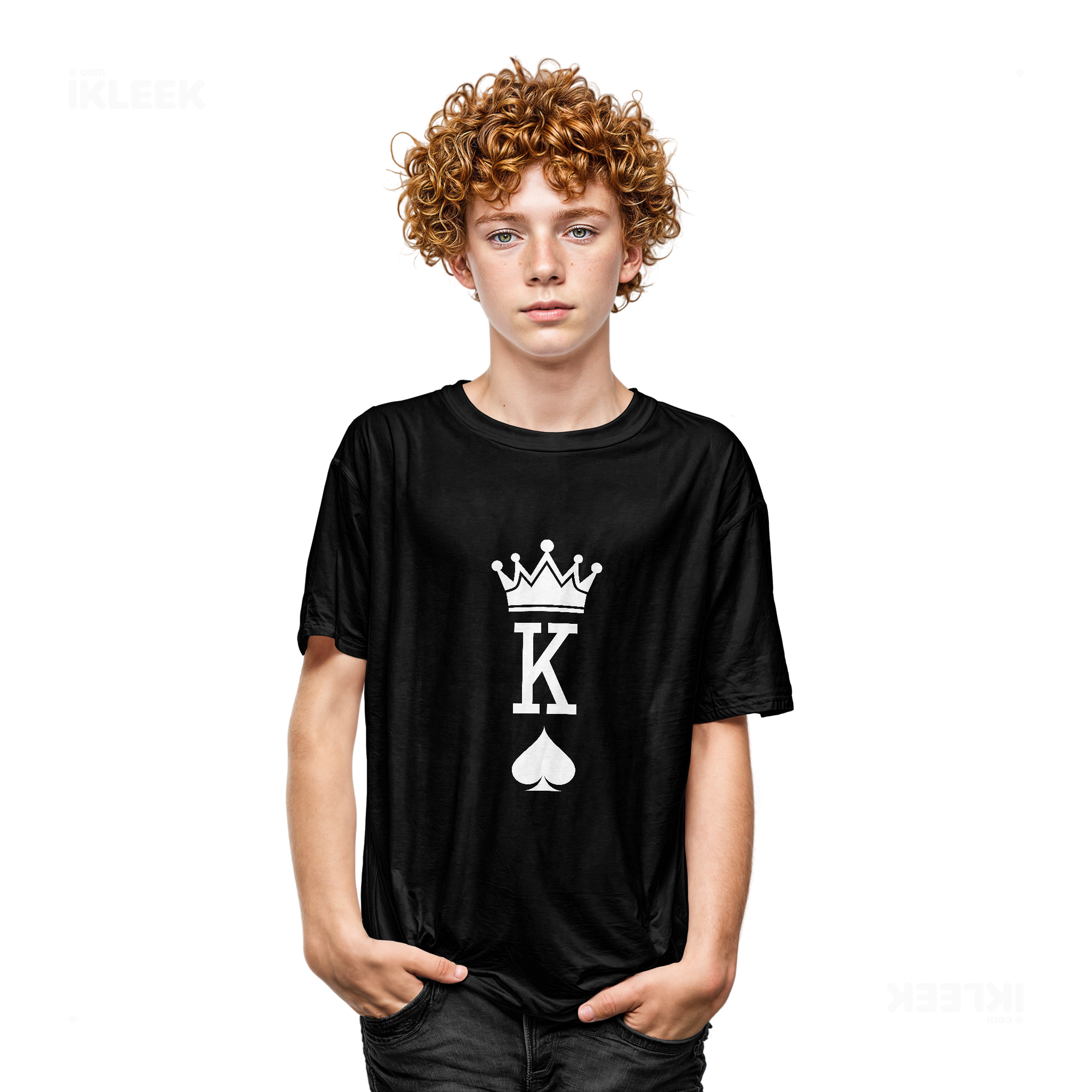 KingOfSpades Youth T Shirt 05 Black