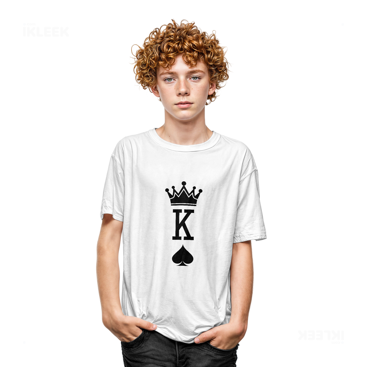 KingOfSpades Youth T Shirt 05 White