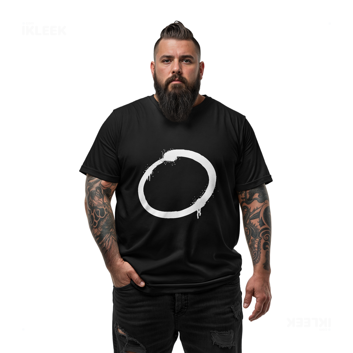 OpenCircle Adult T Shirt 05 Black
