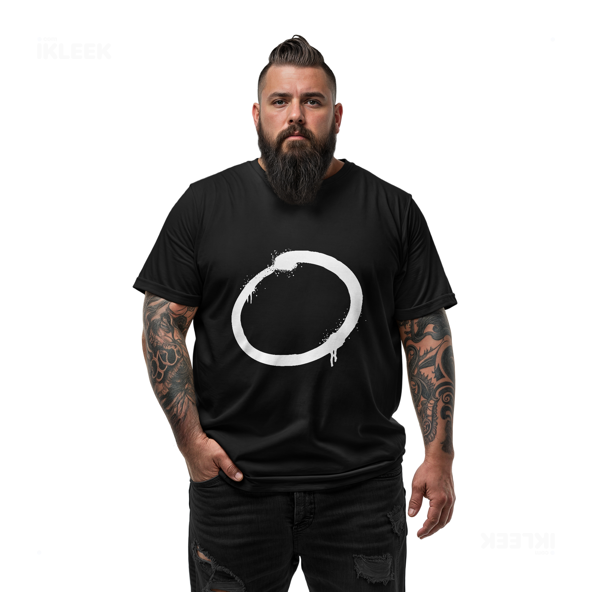OpenCircle Adult T Shirt 05 Black