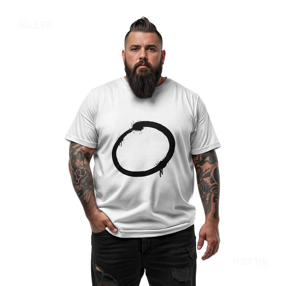 OpenCircle Adult T Shirt 05 White