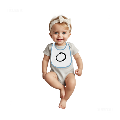 OpenCircle Baby Bibs 02 White Lightblue