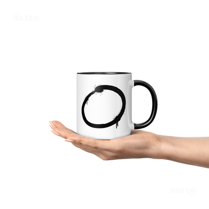 OpenCircle Ceramic Mug 04 White Black