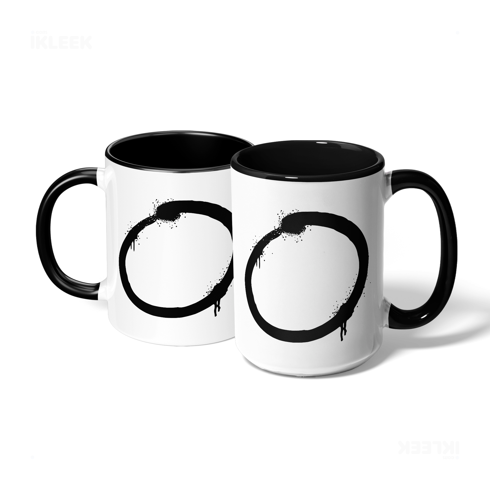 OpenCircle Ceramic Mug 07 White Black