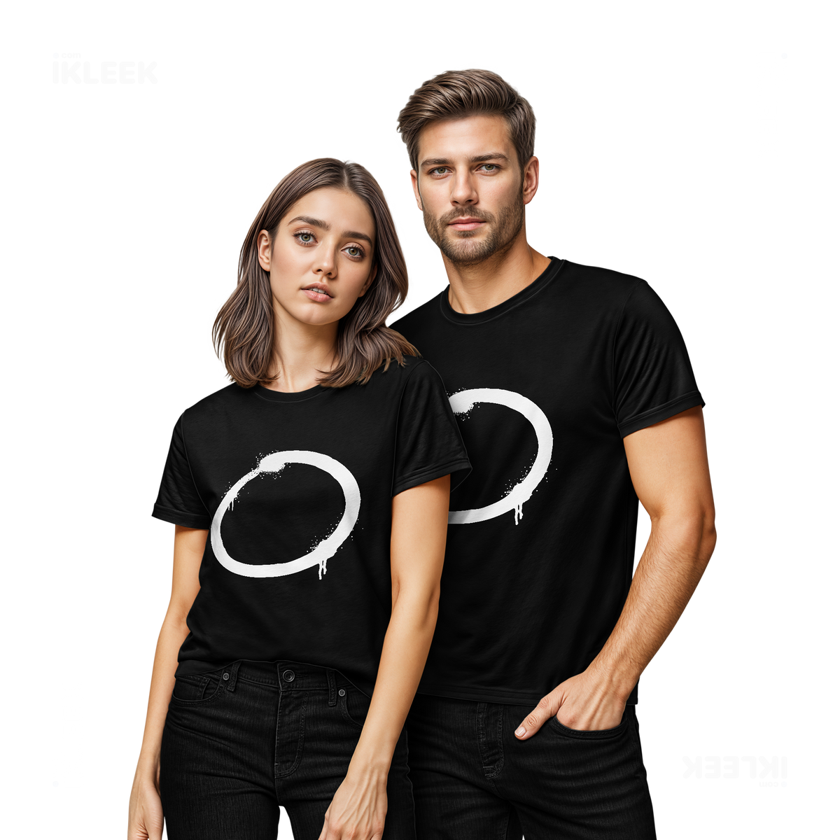 OpenCircle Couple T Shirt 02 Black