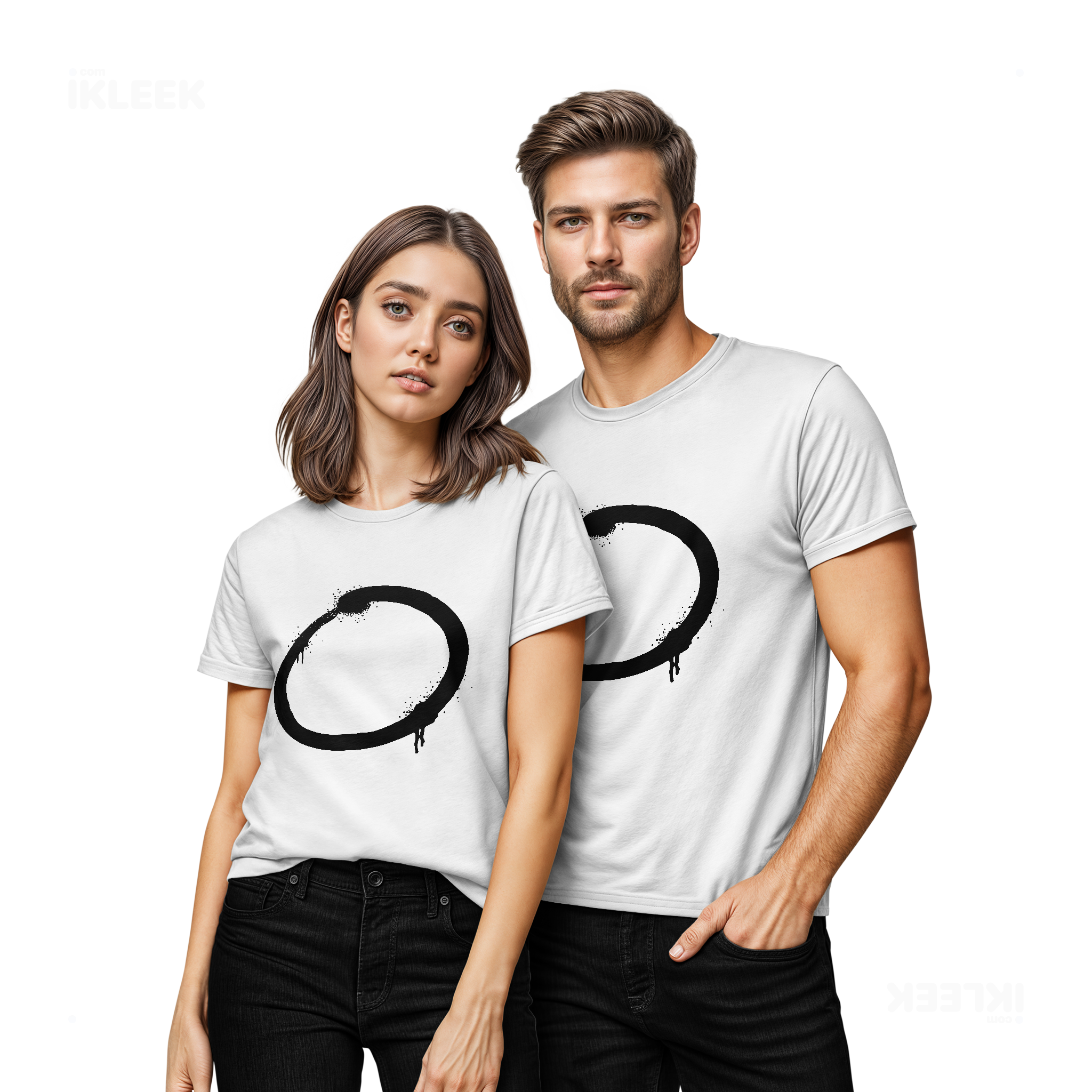 OpenCircle Couple T Shirt 02 White