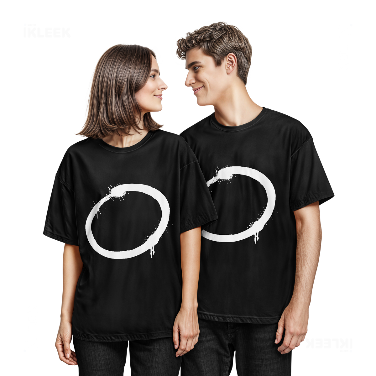 OpenCircle Couple T Shirt 05 Black
