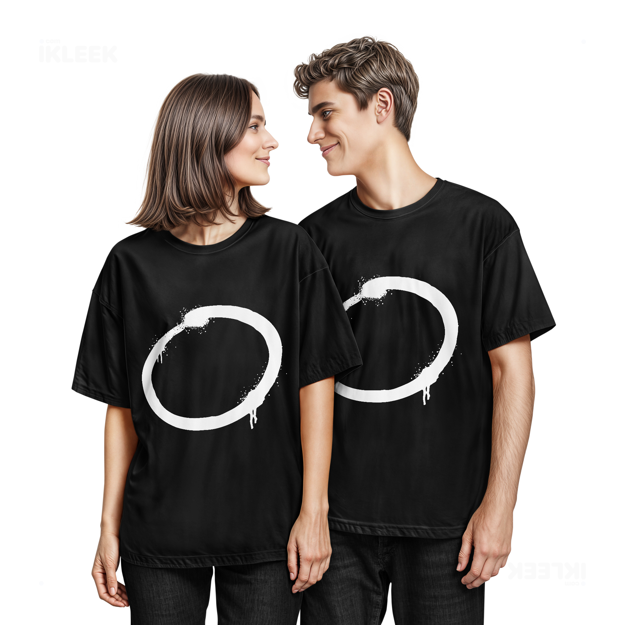 OpenCircle Couple T Shirt 05 Black