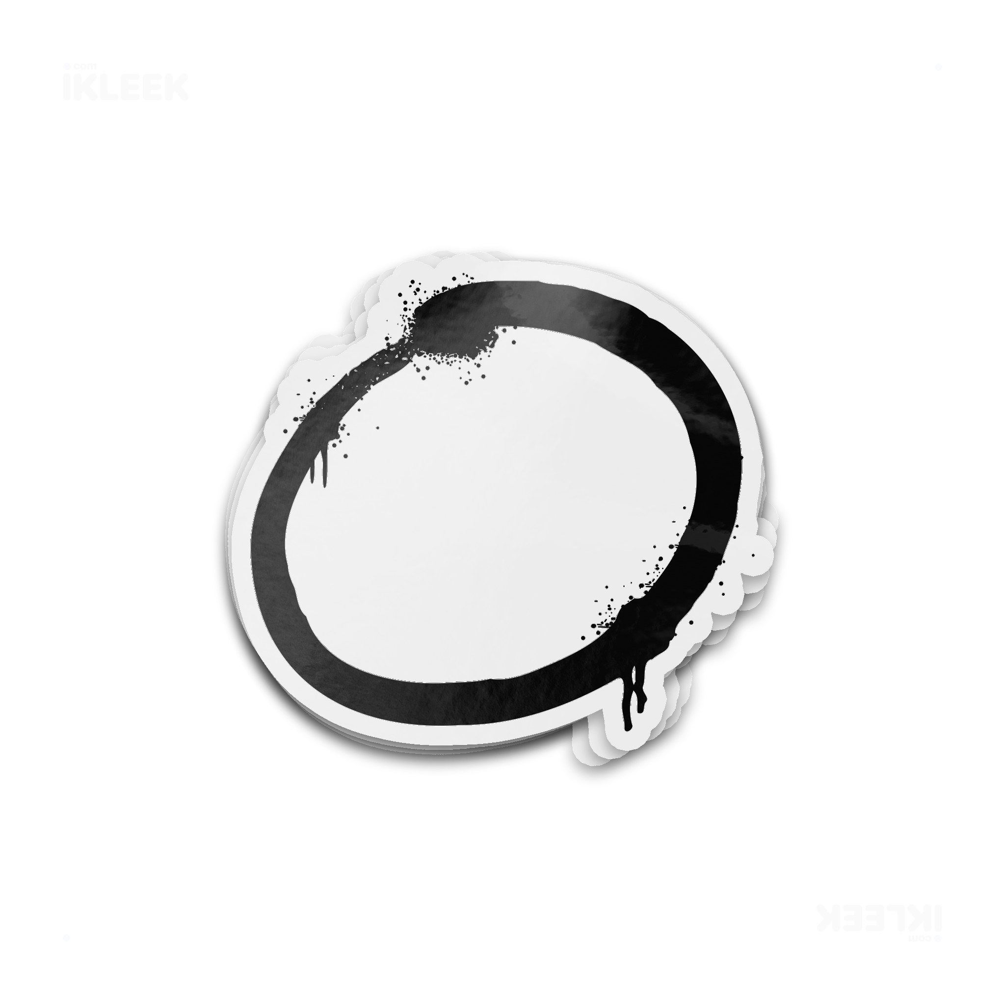 OpenCircle Die Cut Outdoor Sticker 01 Clear