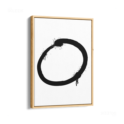 OpenCircle Framed Canvas 01 Natural Wood