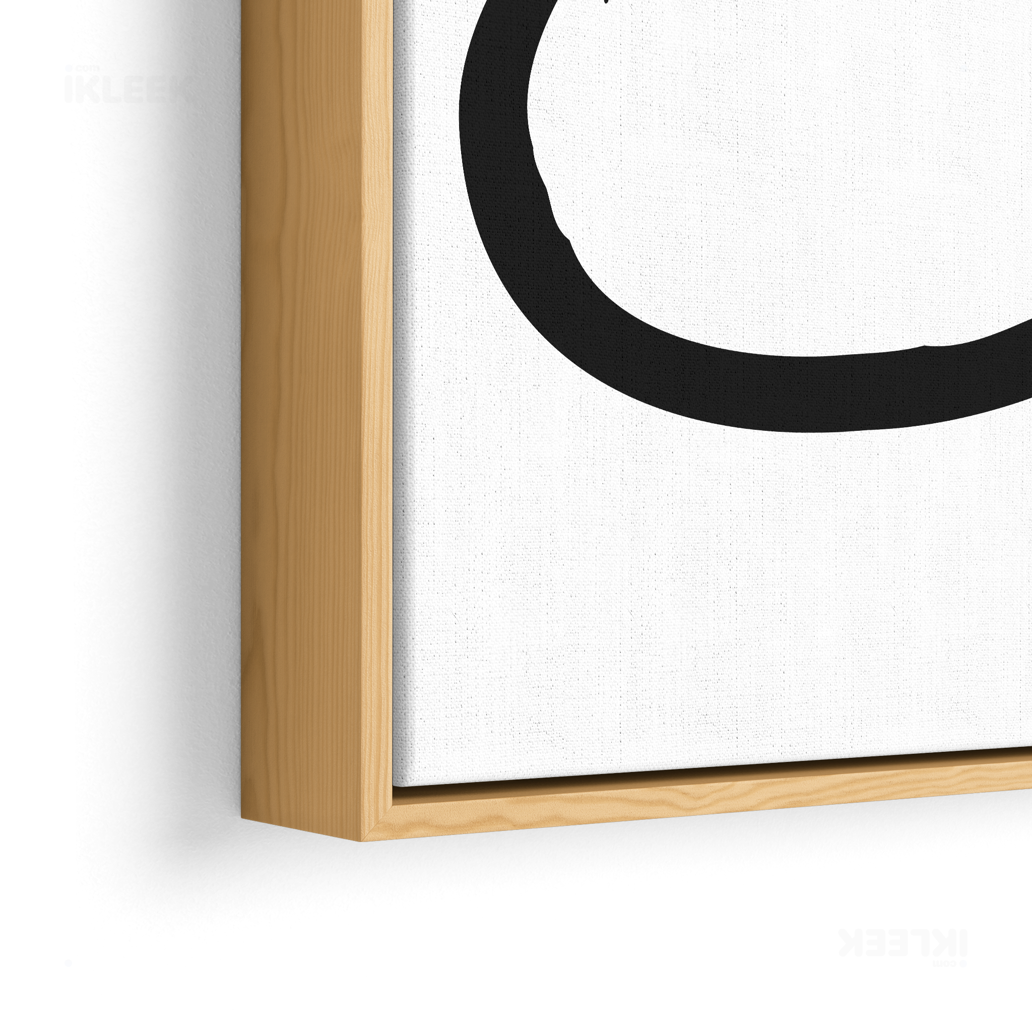 OpenCircle Framed Canvas 02 Natural Wood
