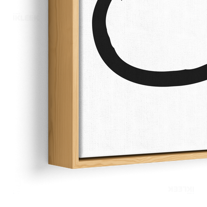 OpenCircle Framed Canvas 02 Natural Wood