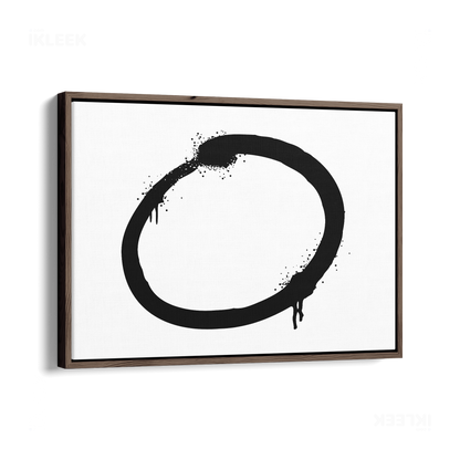 OpenCircle Framed Canvas 03 Dark Wood