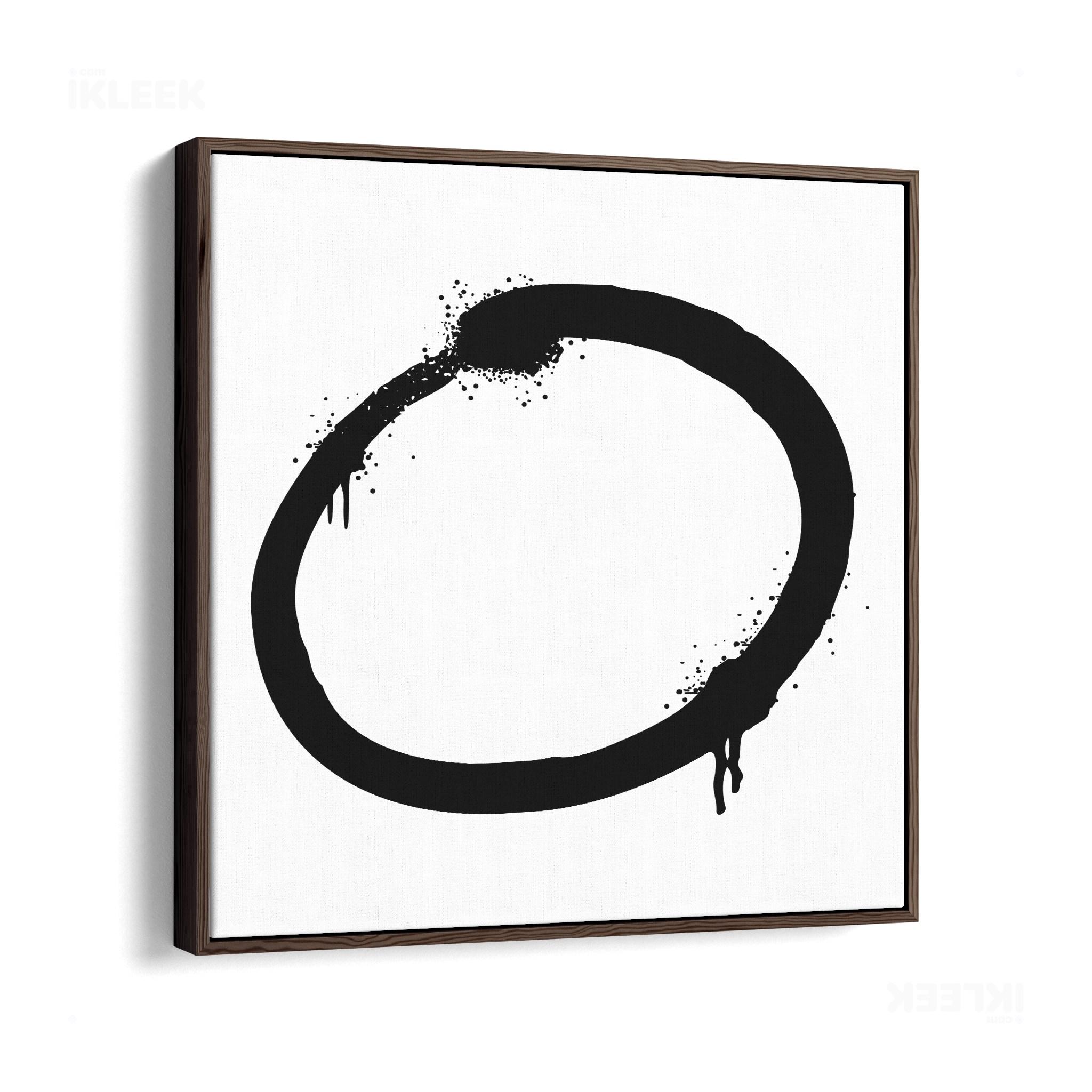 OpenCircle Framed Canvas 04 Dark Wood