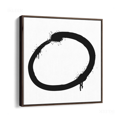 OpenCircle Framed Canvas 04 Dark Wood
