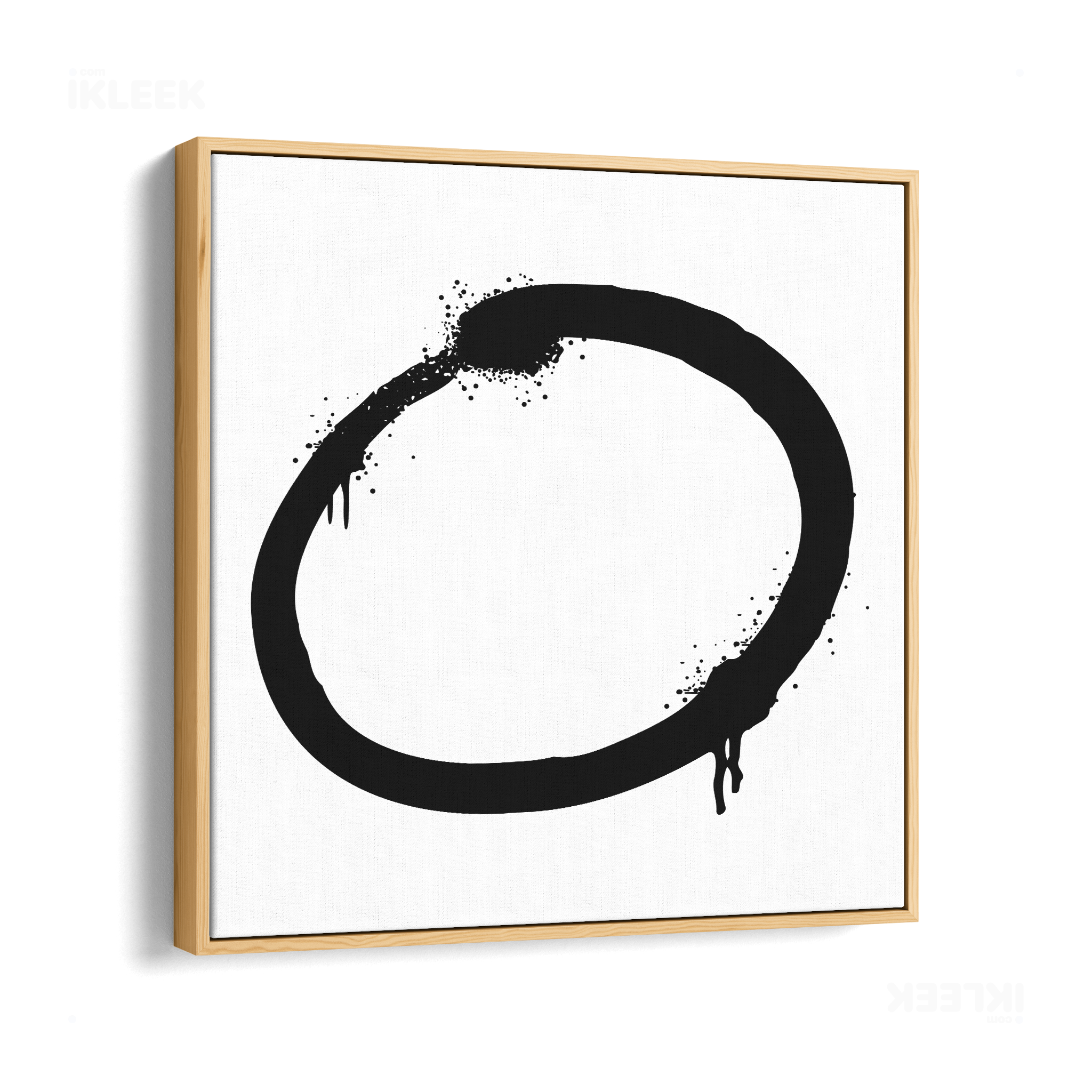 OpenCircle Framed Canvas 04 Natural Wood