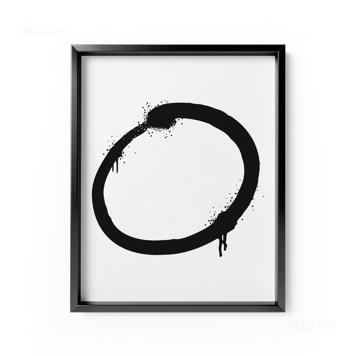 OpenCircle Framed Poster 01 Black Aluminum