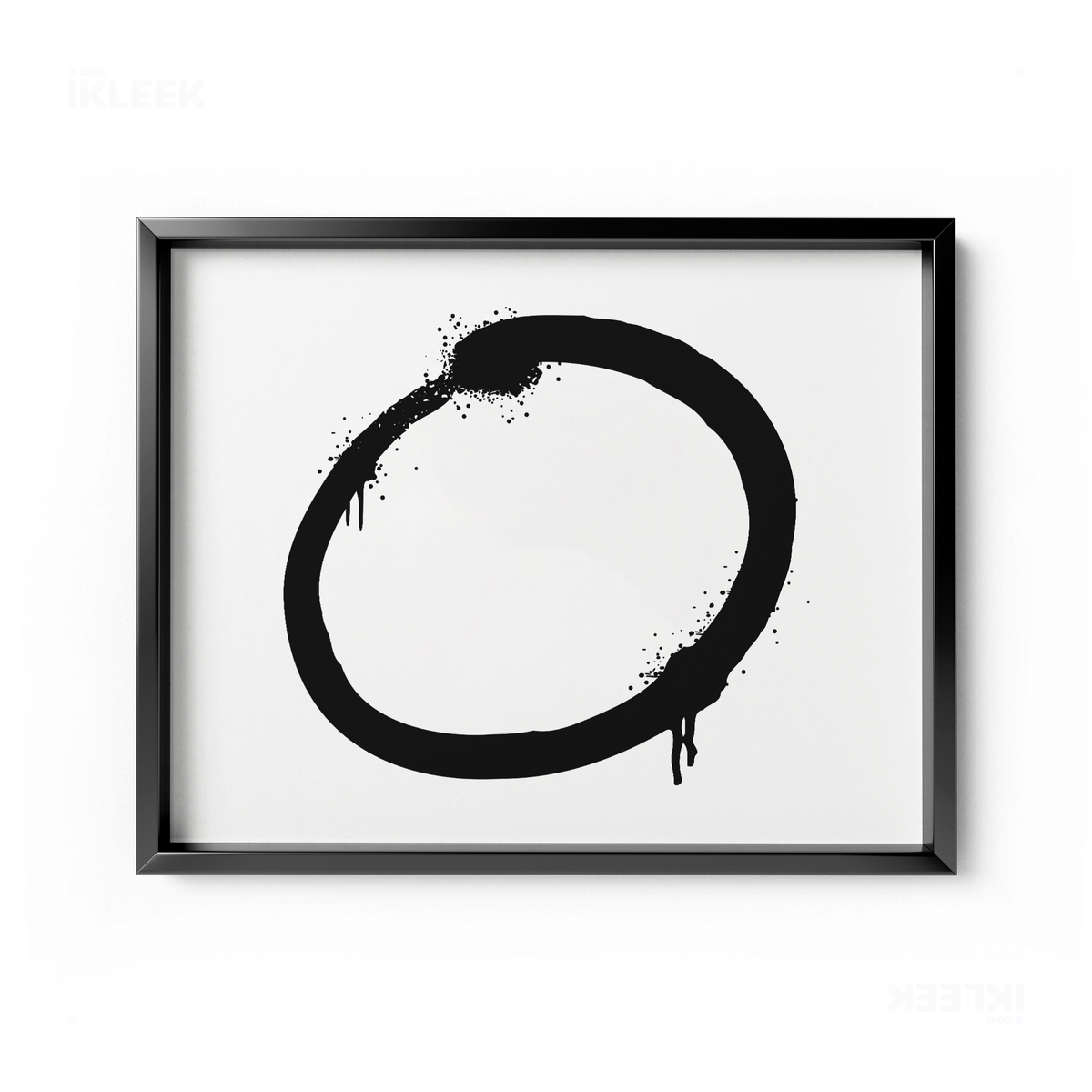 OpenCircle Framed Poster 03 Black Aluminum