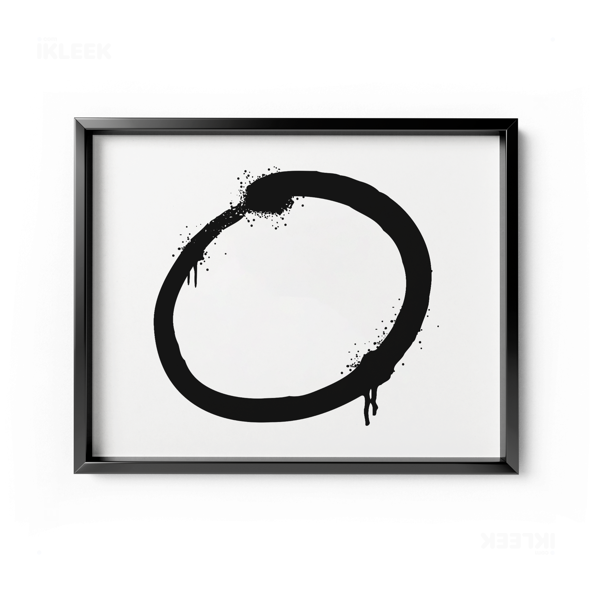 OpenCircle Framed Poster 03 Black Aluminum
