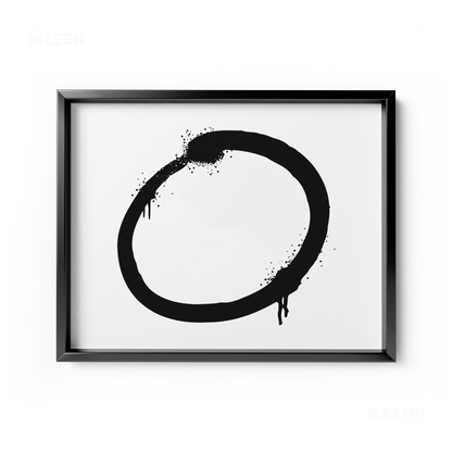 OpenCircle Framed Poster 03 Black Aluminum