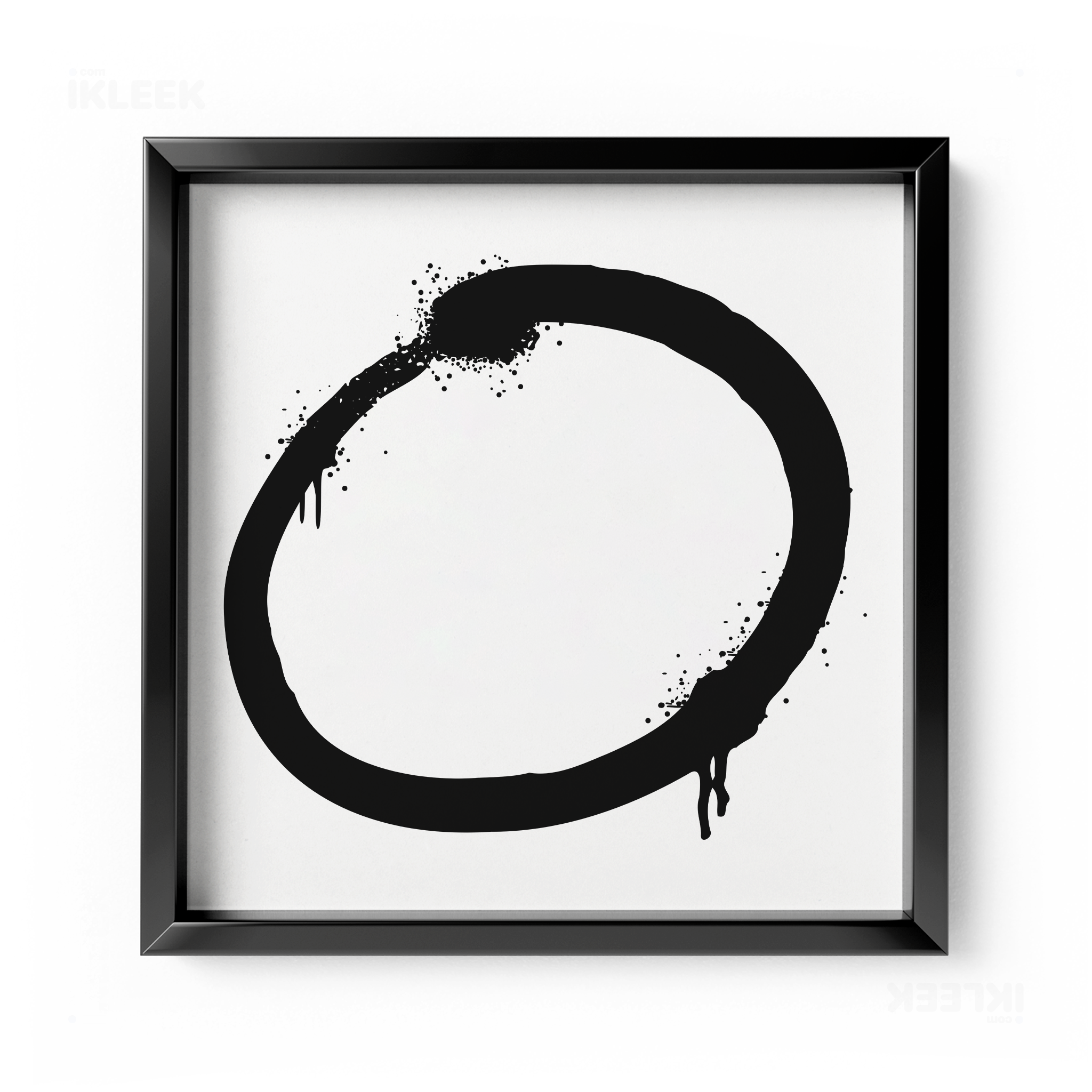 OpenCircle Framed Poster 04 Black Aluminum