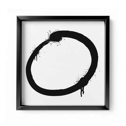 OpenCircle Framed Poster 04 Black Aluminum