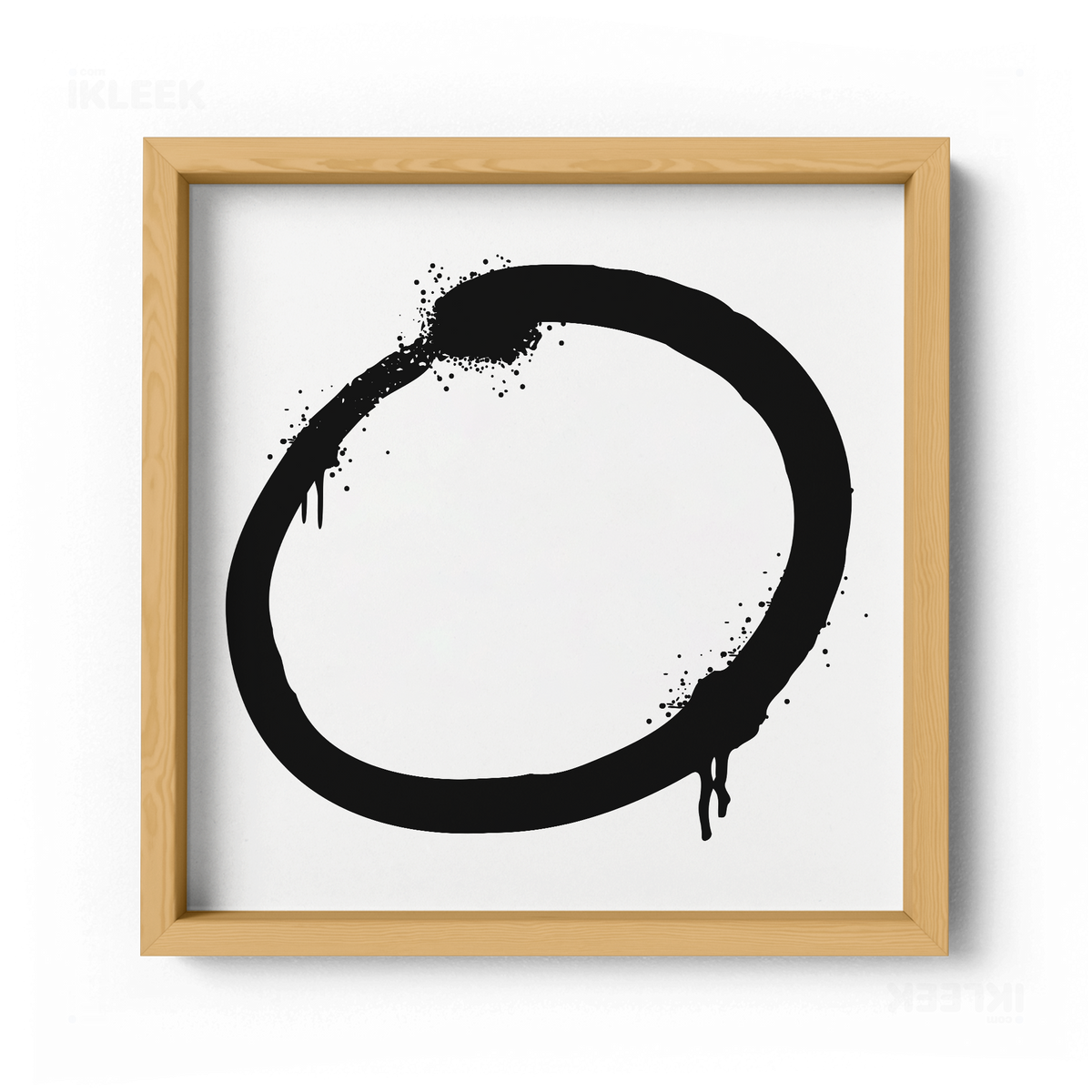 OpenCircle Framed Poster 04 Natural Wood
