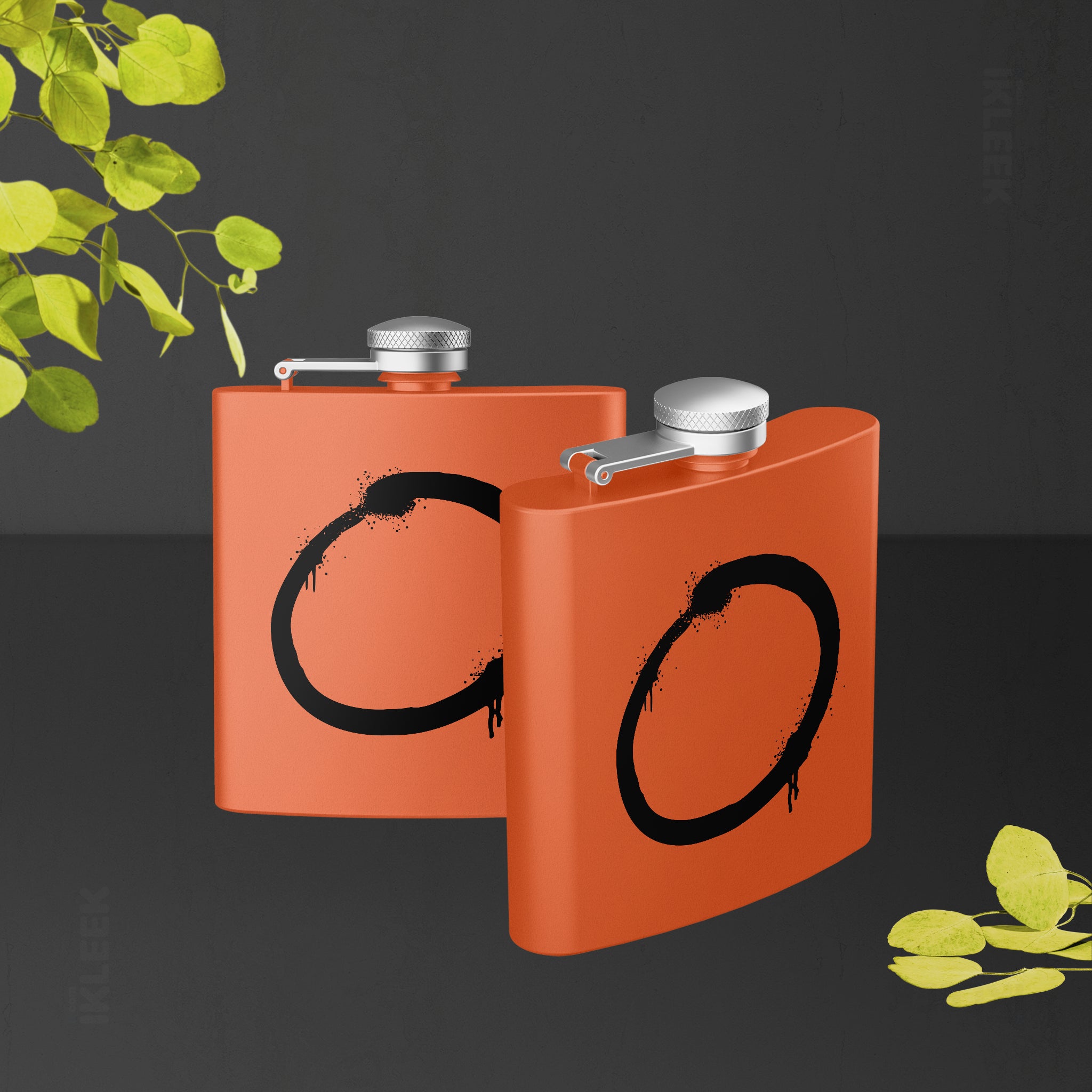 OpenCircle Hip Flasks 02 Orange