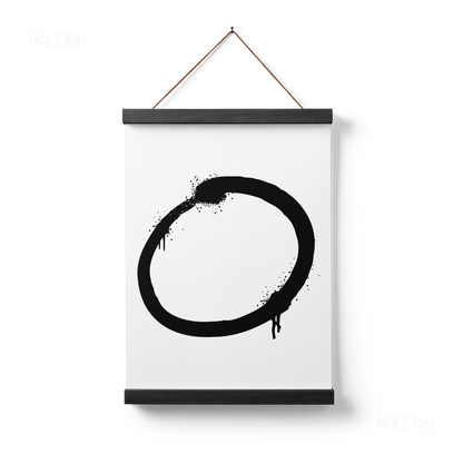 OpenCircle Magnetic Hanger Poster 01 Black Wood