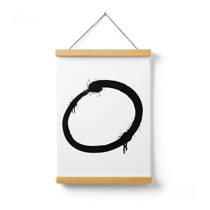 OpenCircle Magnetic Hanger Poster 01 Natural Wood