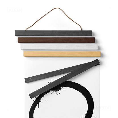 OpenCircle Magnetic Hanger Poster 02 Black Wood