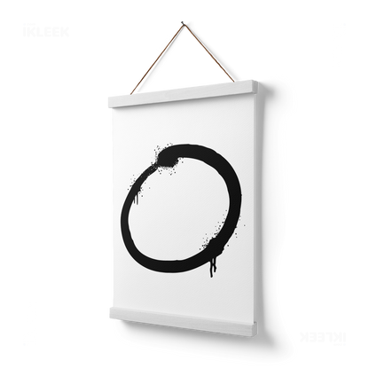 OpenCircle Magnetic Hanger Poster 03 White Wood