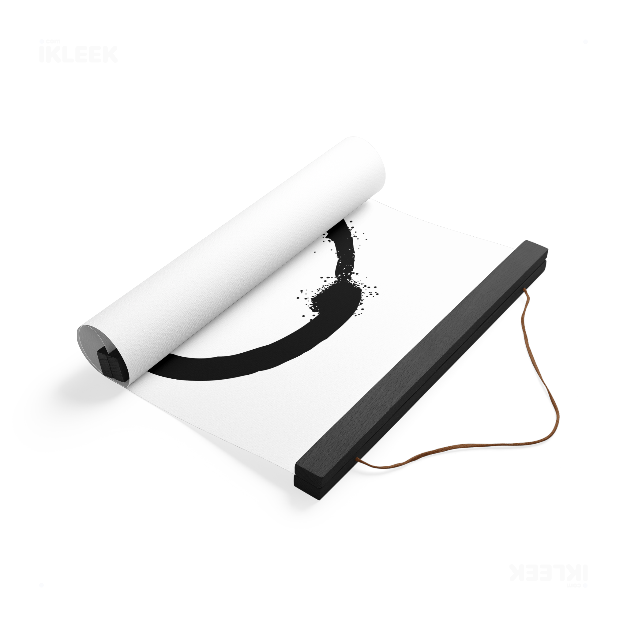 OpenCircle Magnetic Hanger Poster 04 Black Wood