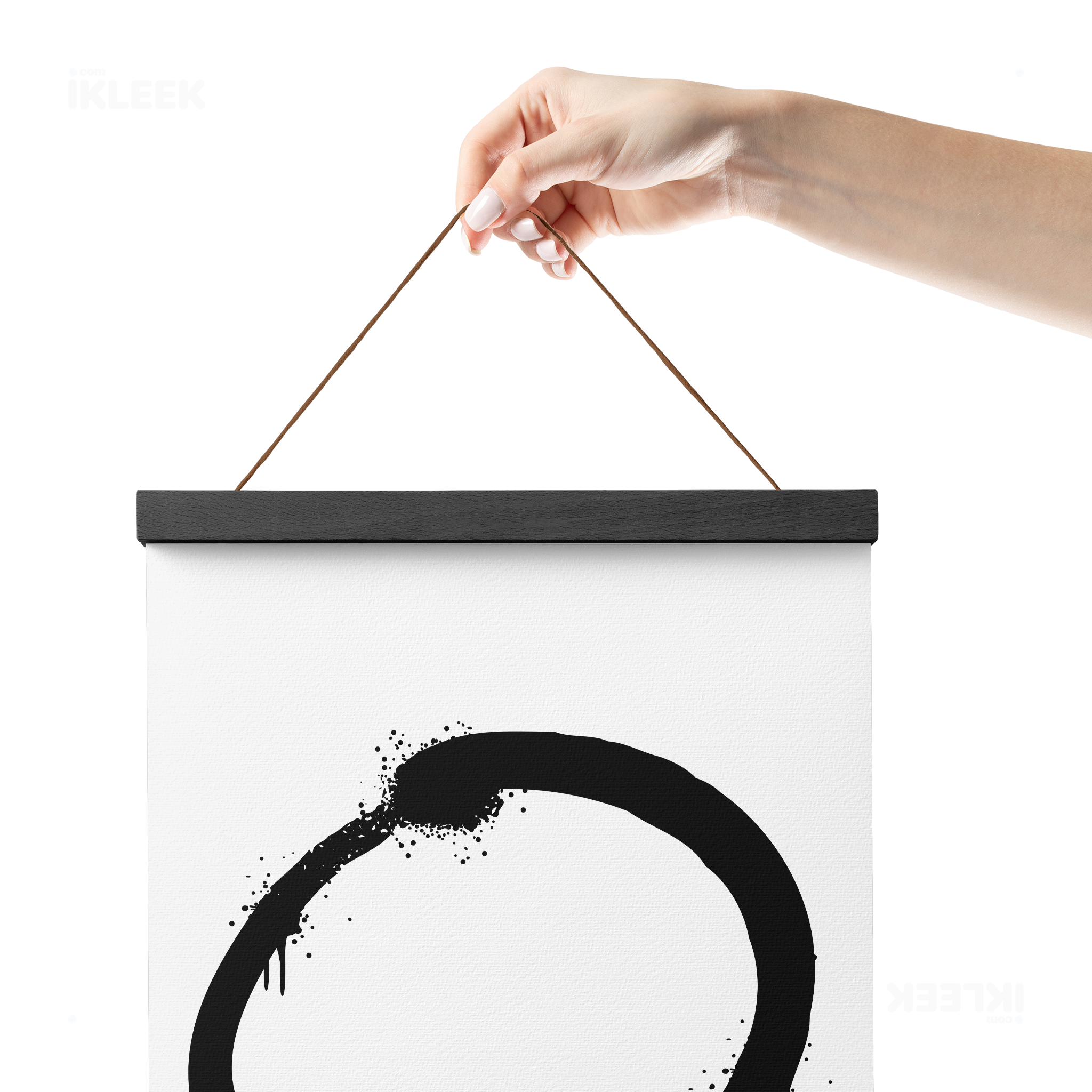 OpenCircle Magnetic Hanger Poster 05 Black Wood