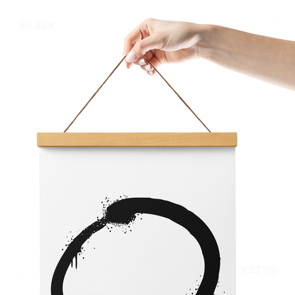 OpenCircle Magnetic Hanger Poster 05 Natural Wood