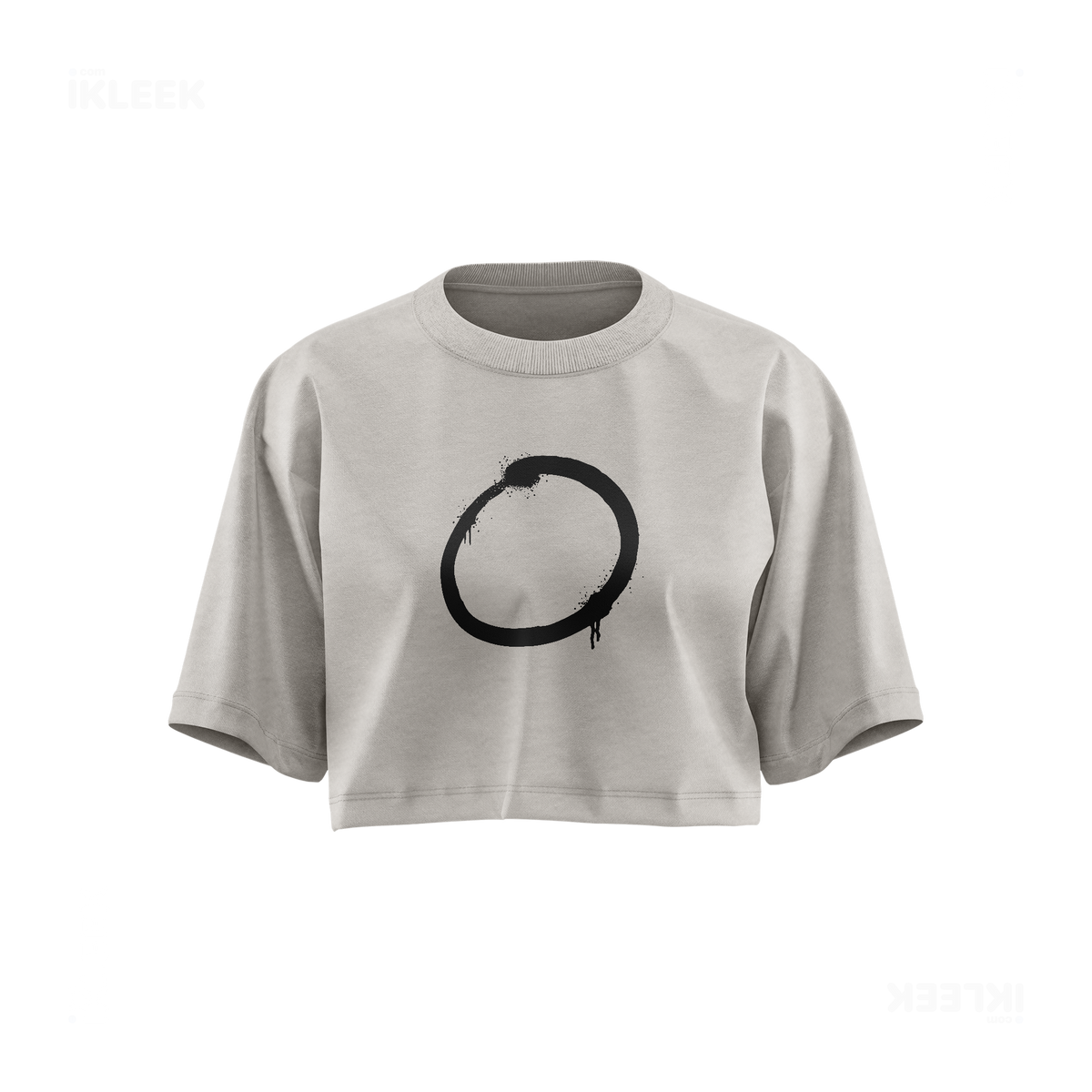 OpenCircle Over Sized Crop Top 01 Faded Bone