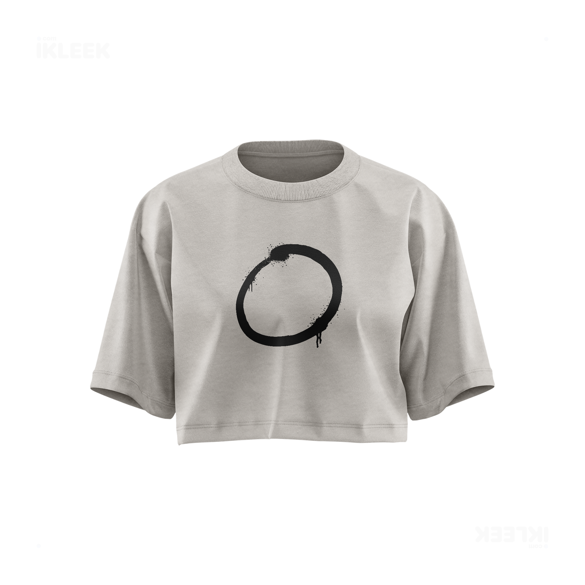 OpenCircle Over Sized Crop Top 01 Faded Bone
