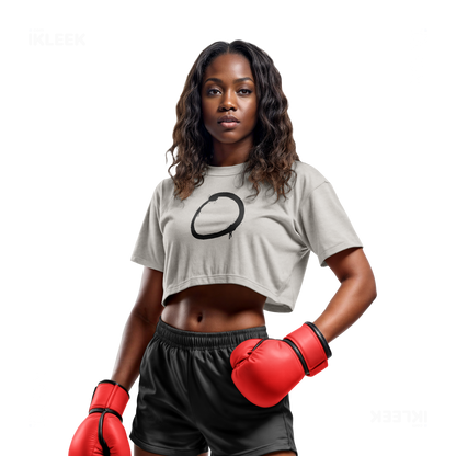 OpenCircle Over Sized Crop Top 02 Faded Bone