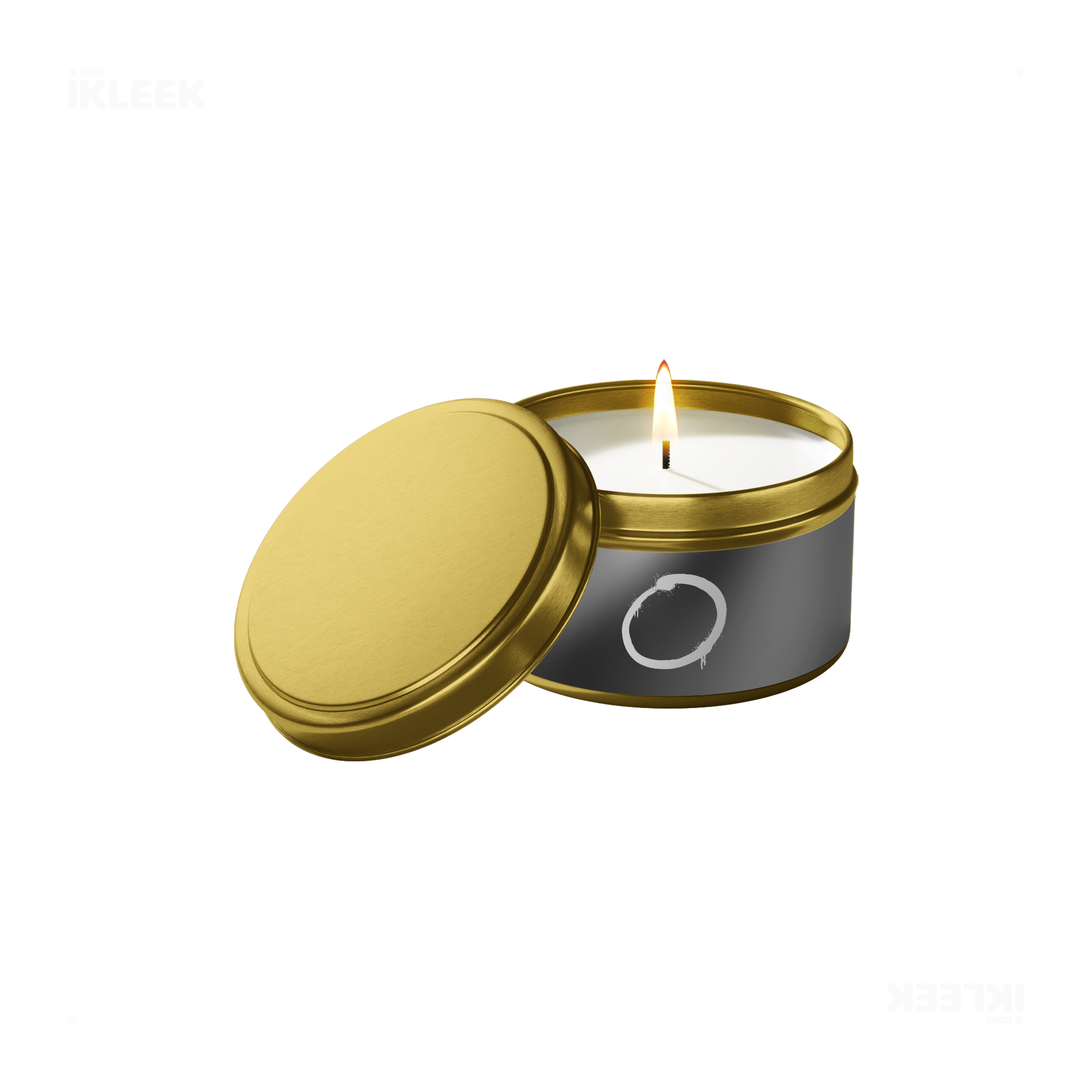 OpenCircle Tin Candle 01 Gold