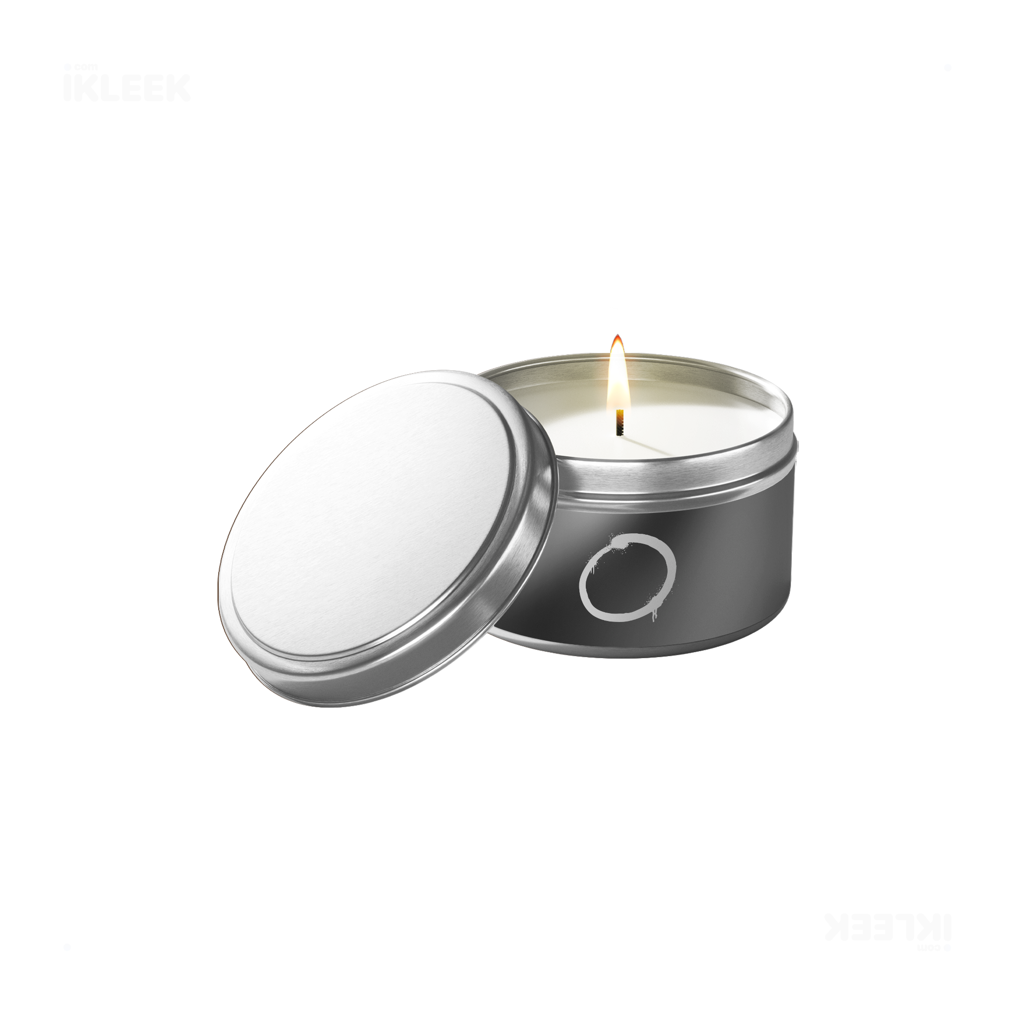 OpenCircle Tin Candle 01 Silver