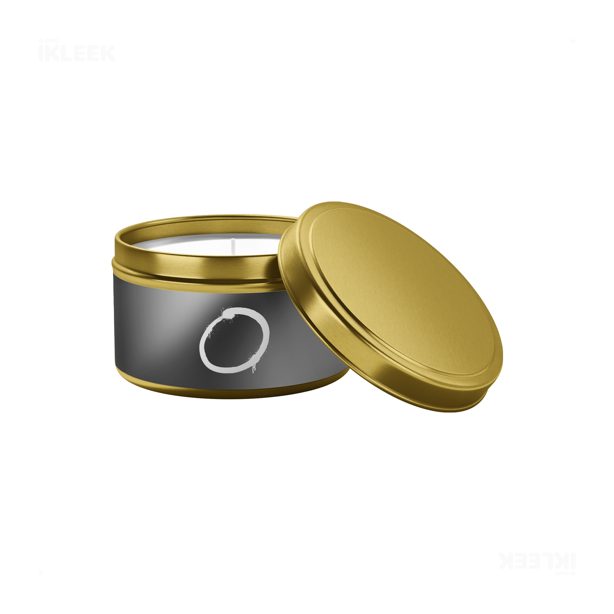 OpenCircle Tin Candle 03 Gold