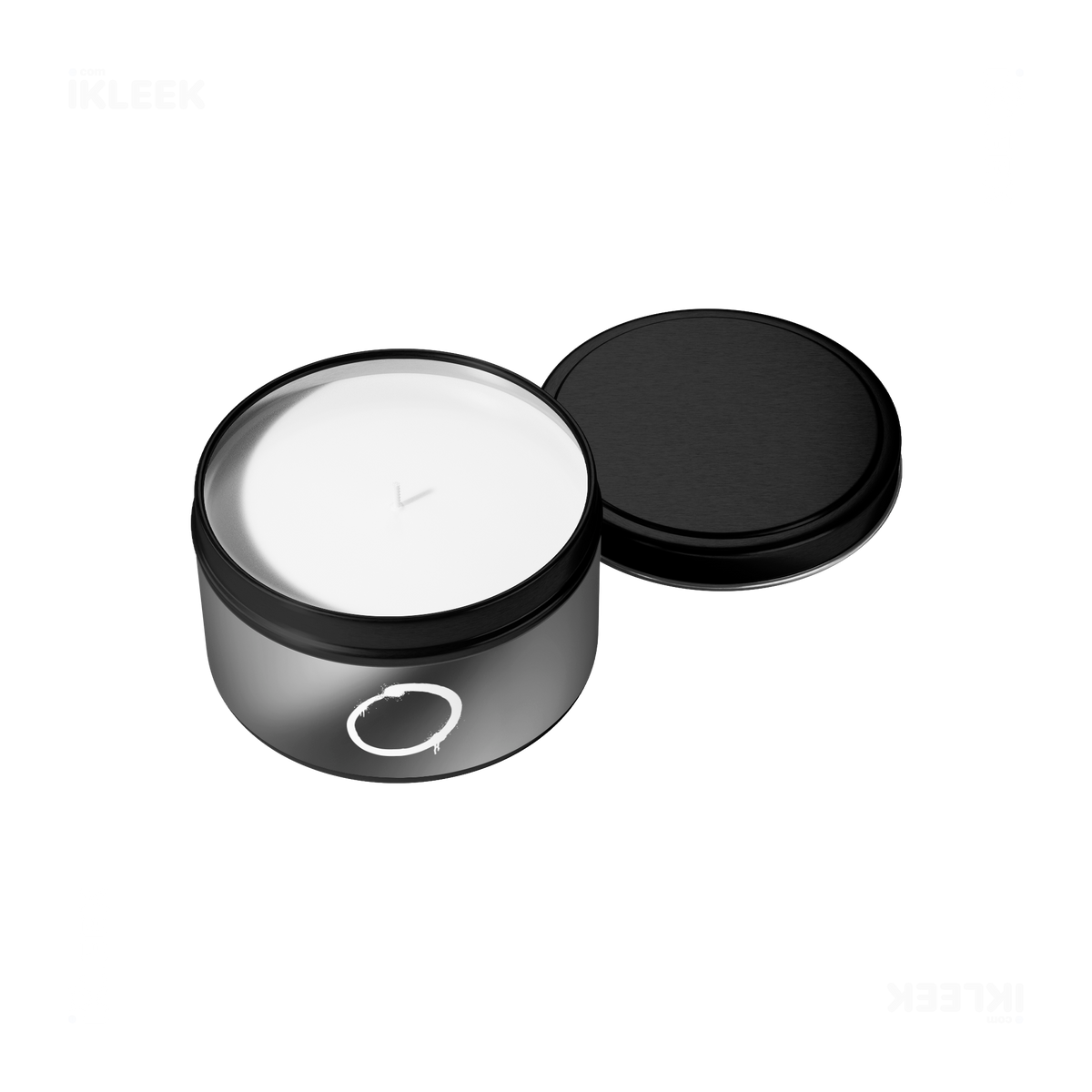 OpenCircle Tin Candle 05 Black