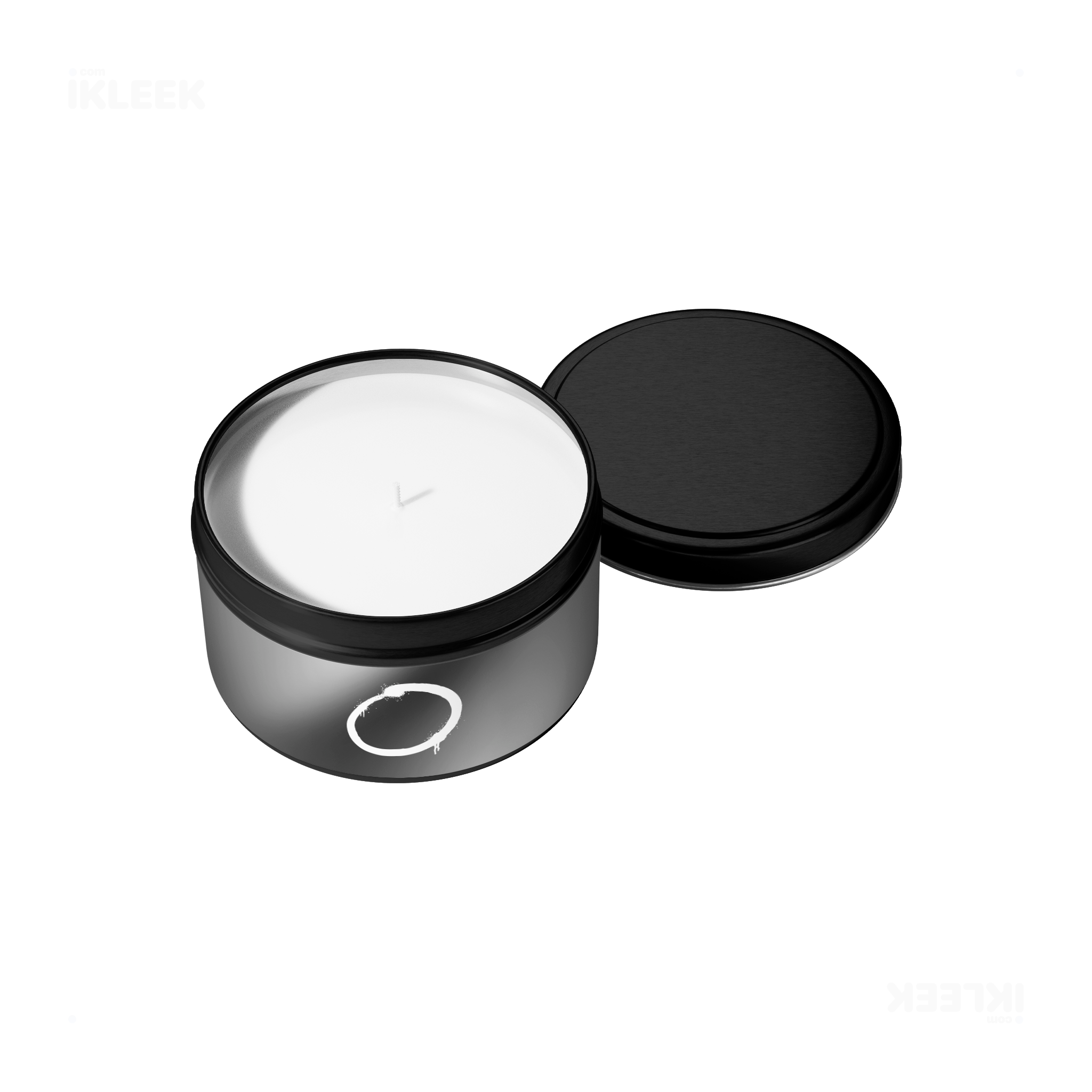 OpenCircle Tin Candle 05 Black