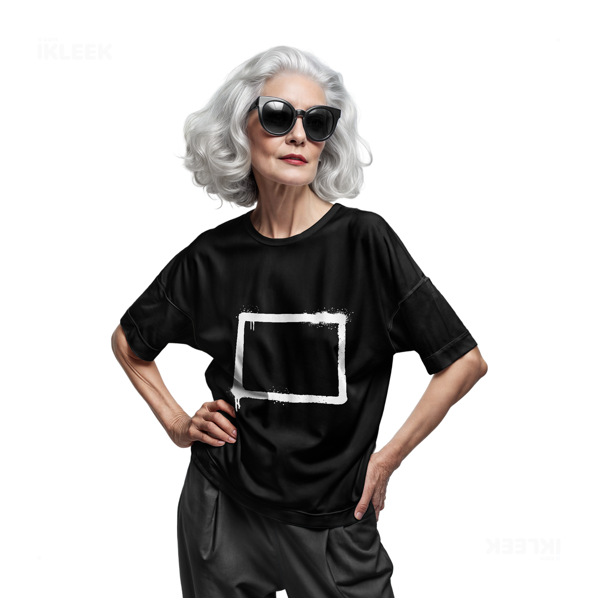 OpenSquare Adult T Shirt 07 Black