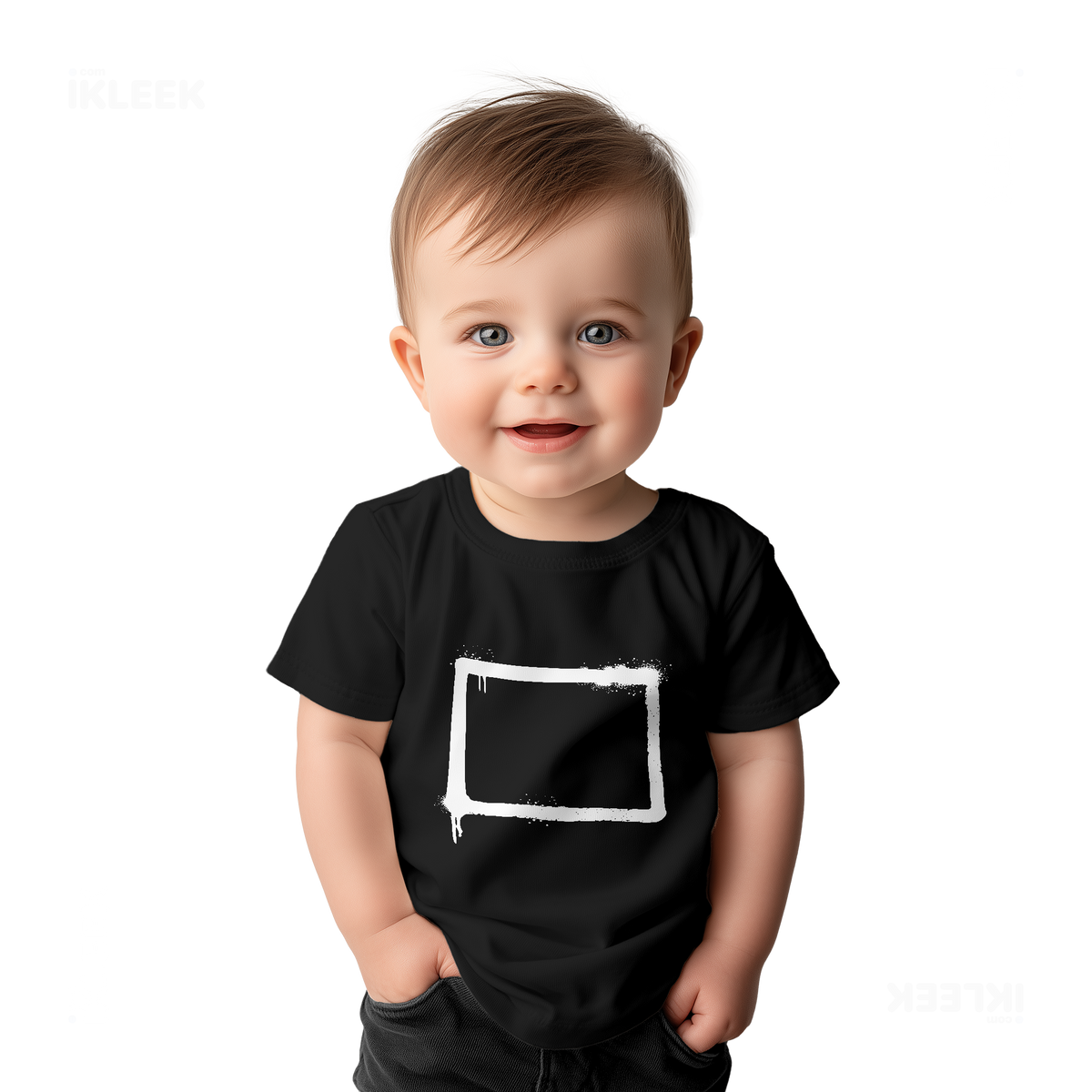 OpenSquare Baby T Shirt 03 Black