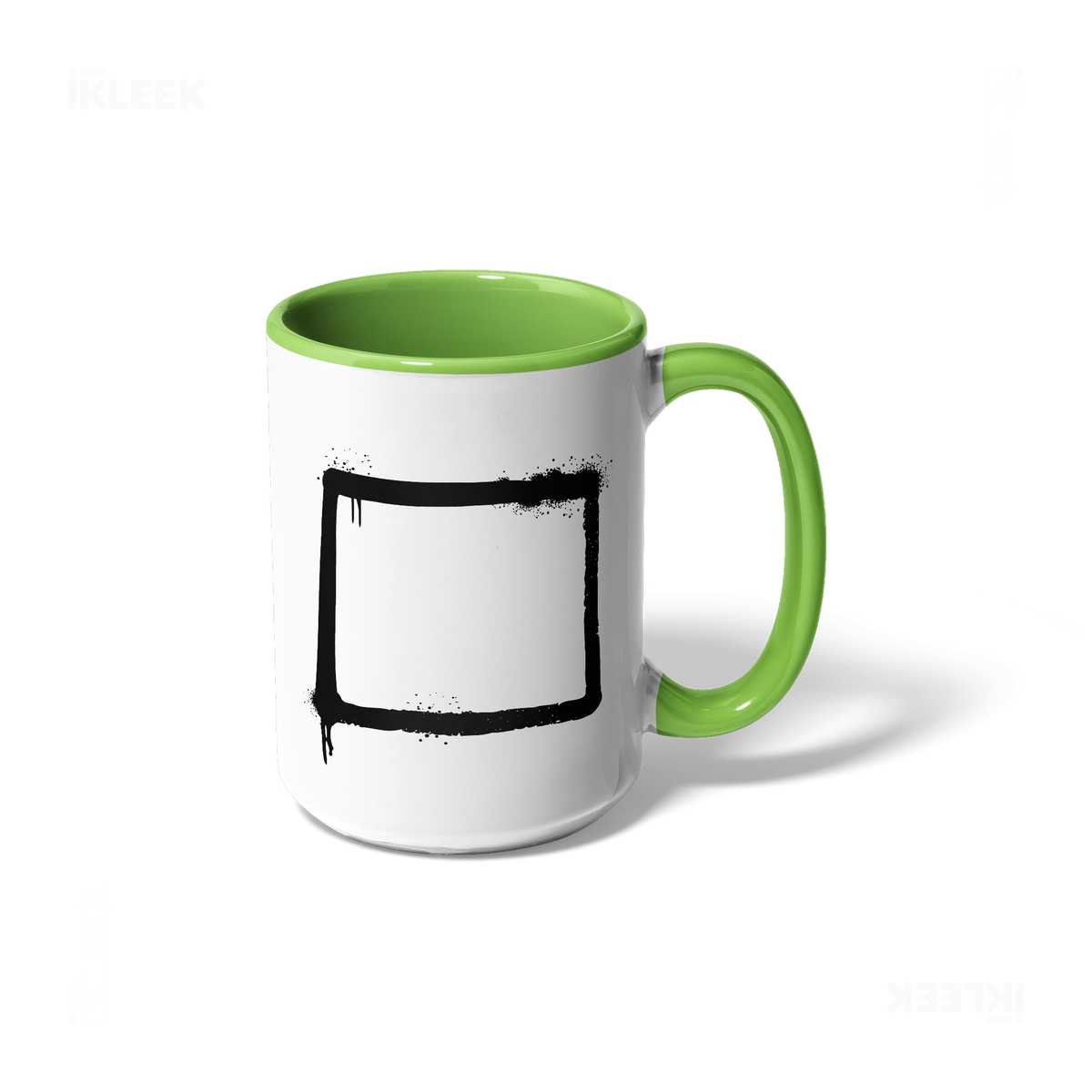 OpenSquare Ceramic Mug 01 White Lightgreen