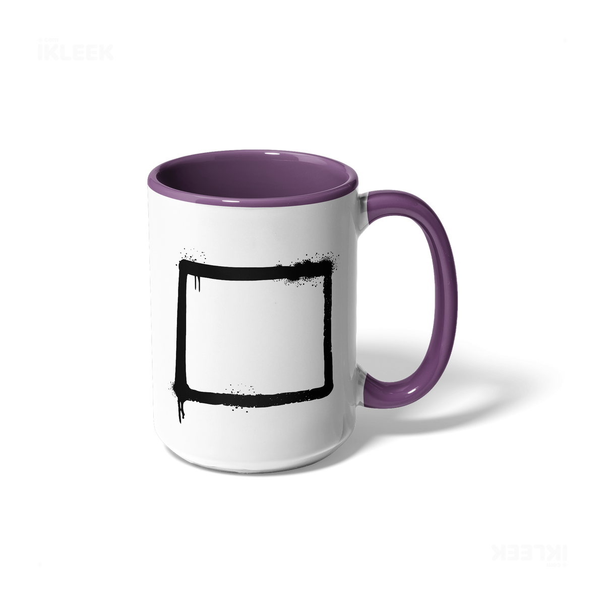 OpenSquare Ceramic Mug 01 White Purple